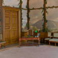 Når Hans Majestet er på sitt kontor, tar Kongens adjutant plass i Fugleværelset (Foto: Jan Haug, Det kongelige hoff)